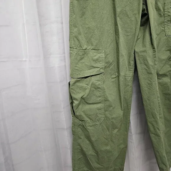 Forever 21 Olive Green Cargo Pants Gorpcore Hiking Utility L - Picture 5 of 12